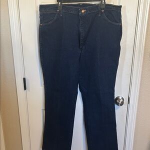 Dark Blue Wrangler Denim Jeans